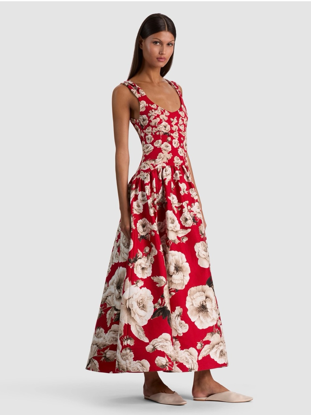 Alice + Olivia Oriana Drop Waist Dress